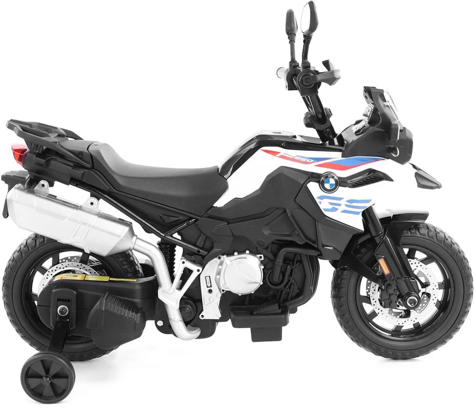 Akumuliatorinis motociklas BMW F 850 GS, 3-8 metų vaikams