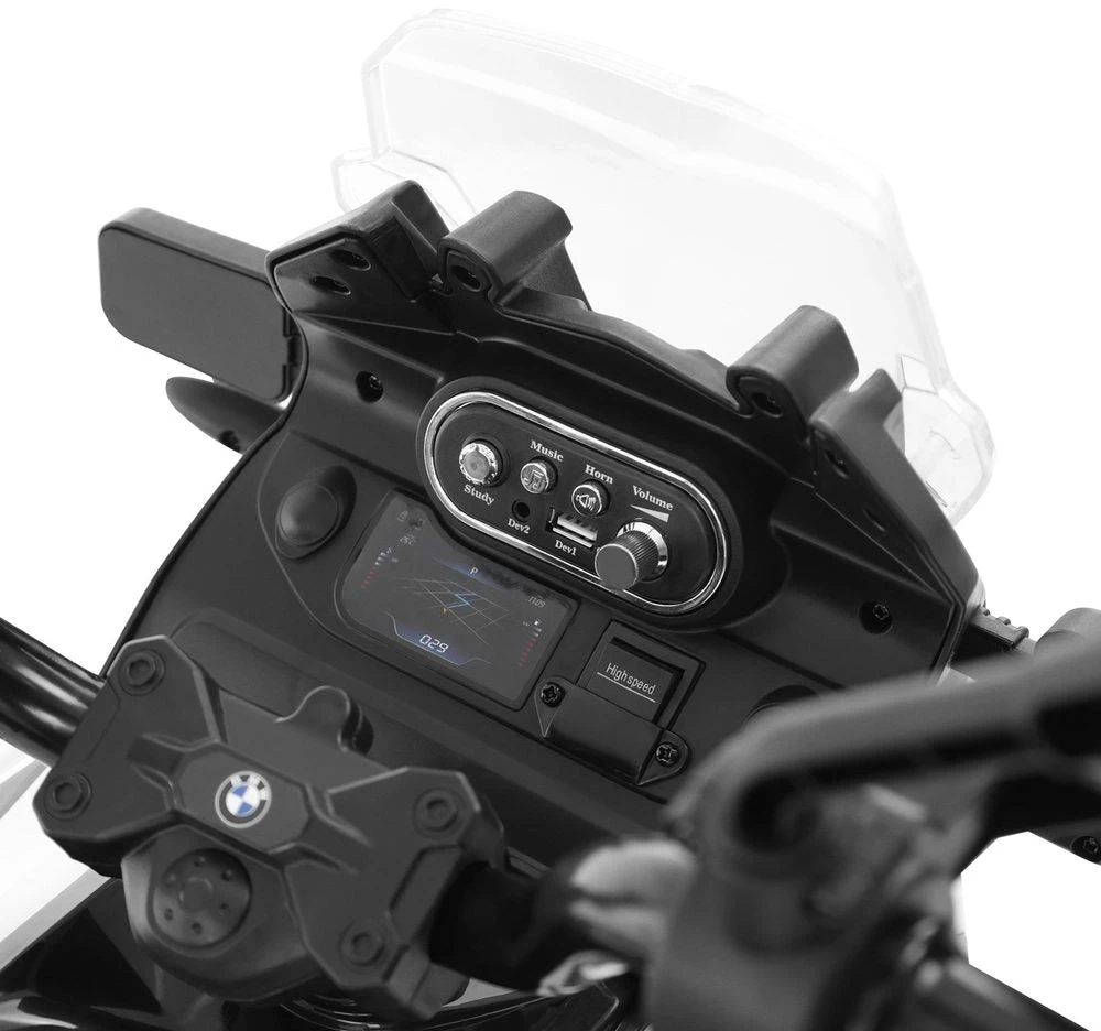 Akumuliatorinis motociklas BMW F 850 GS, 3-8 metų vaikams