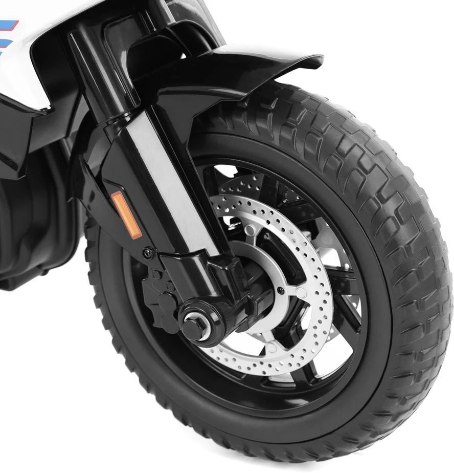 Akumuliatorinis motociklas BMW F 850 GS, 3-8 metų vaikams