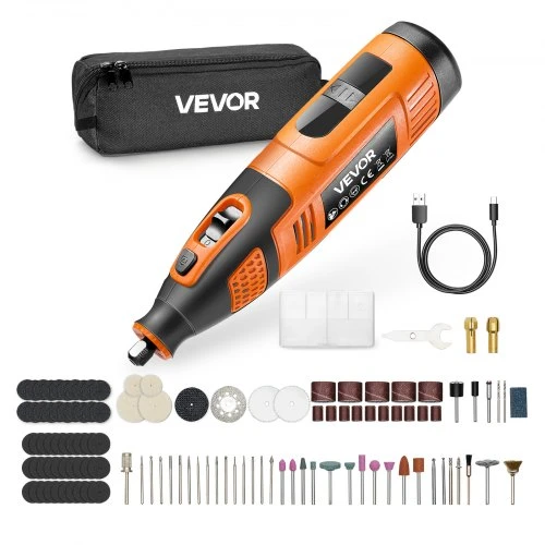 VEVOR 119 dalių belaidis rotacinis įrankių rinkinys