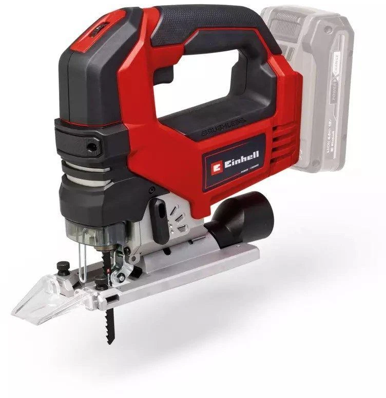 Akumuliatorinis siaurapjūklis Einhell TP-JS 18/135 Li BL Solo; 18 V (be akumuliatoriaus ir pakrovėjo)