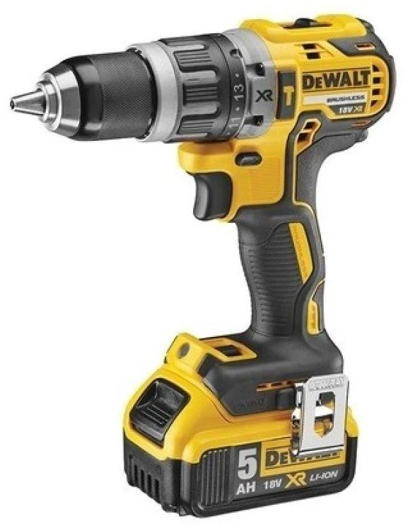 DEWALT smūginis gręžtuvas suktuvas DCD796P2, 70Nm, 2x5.0Ah