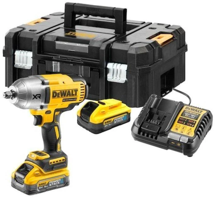 Smūginis veržliasūkis DeWalt DCF900H2T-QW; 18 V; 2x5,0 Ah akum.