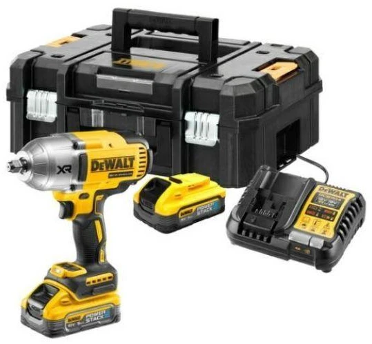 Smūginis veržliasūkis DeWalt DCF900H2T-QW; 18 V; 2x5,0 Ah akum.