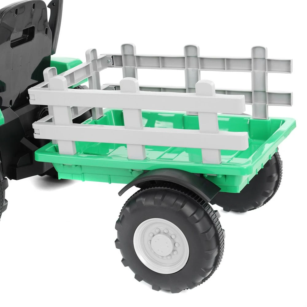 Akumuliatorinis traktorius vaikams HECHT 50825 Žalias, 2x35 W
