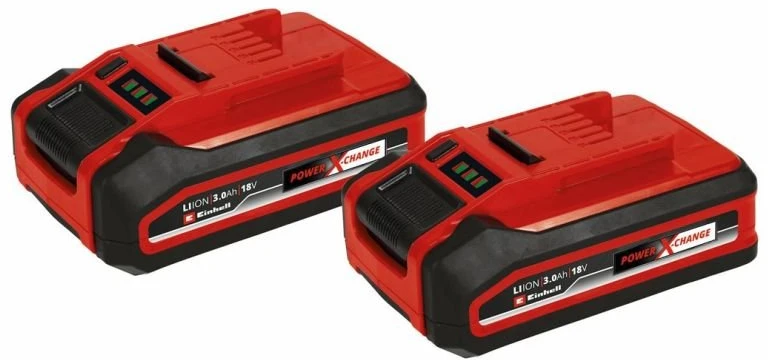 Akumuliatorių komplektas Einhell, 18 V, 2 × 3 Ah