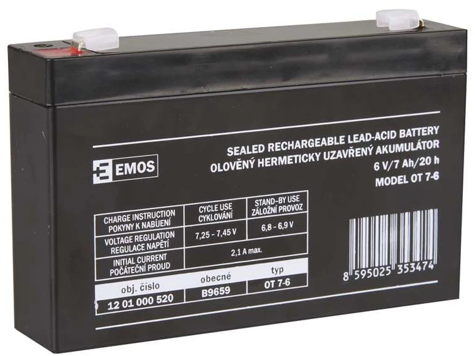 Emos Akumuliatorius 561810030, 6V / 7Ah