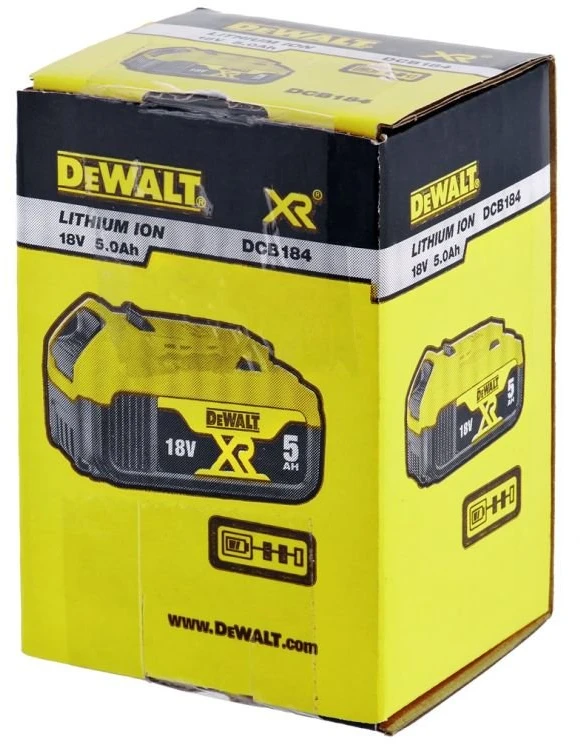 Akumuliatorius DeWALT XR DCB184-XJ, 18 V, 5 Ah