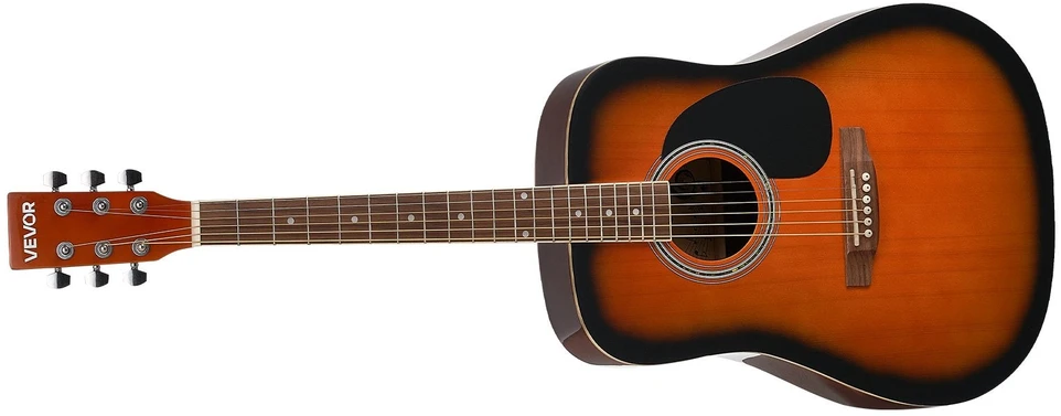 VEVOR 41 colių dreadnought akustinė gitara pradedantiesiems