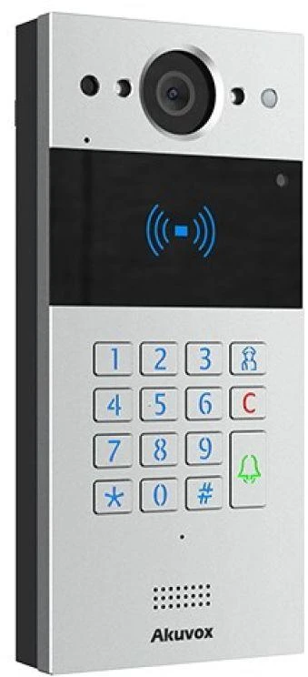 Carruzzo Akuvox R20K-2 vaizdo telefonspynės sistema 2 MP Sidabras