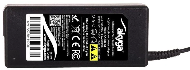 Nešiojamojo kompiuterio adapteris AKYGA skirtas AK-ND-12 ACER 19V/4.74A 90W 5.5x1.7
