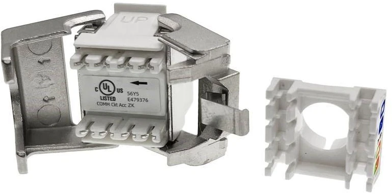 Tinklo Keystone Modulis - Alantec MB004-1 Cat6 PoE+ Be Įrankių