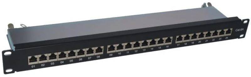 Alantec PK040 Patch panel STP kat.6A 24 jungtys LSA 1U 19"