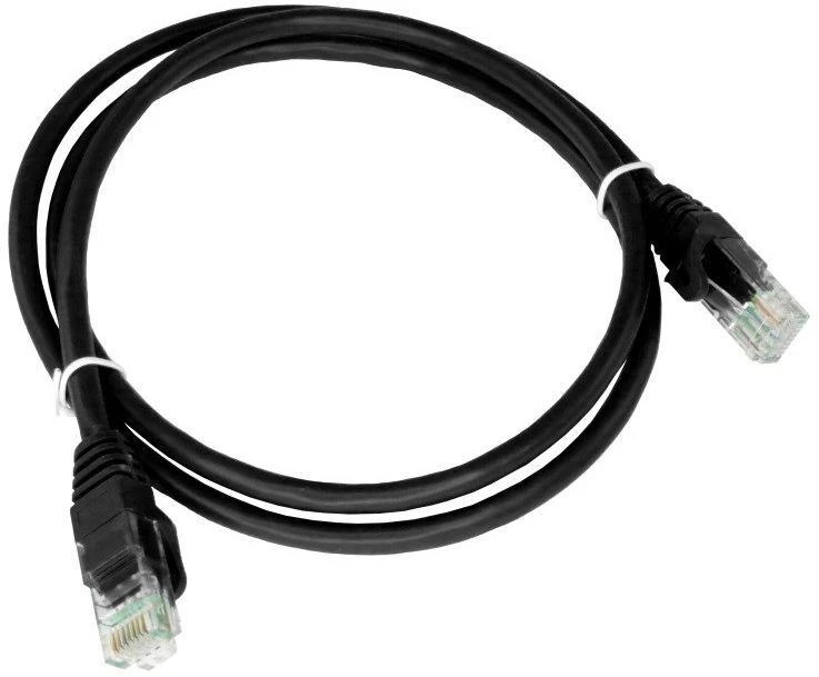 Alantec KKU5CZA1 networking cable Juodas 0.25 m Cat5e U/UTP (UTP)