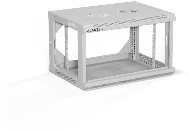 a-lan ALANTEC 19" 6U 600x450 sieninė spintelė, pilka