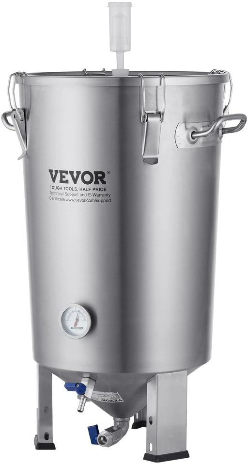 VEVOR Nerūdijančio plieno 30L alaus fermentatorius