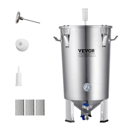 VEVOR Nerūdijančio plieno 30L alaus fermentatorius