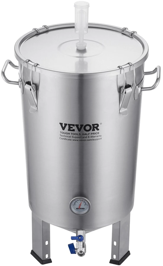 VEVOR Nerūdijančio plieno 30L alaus fermentatorius