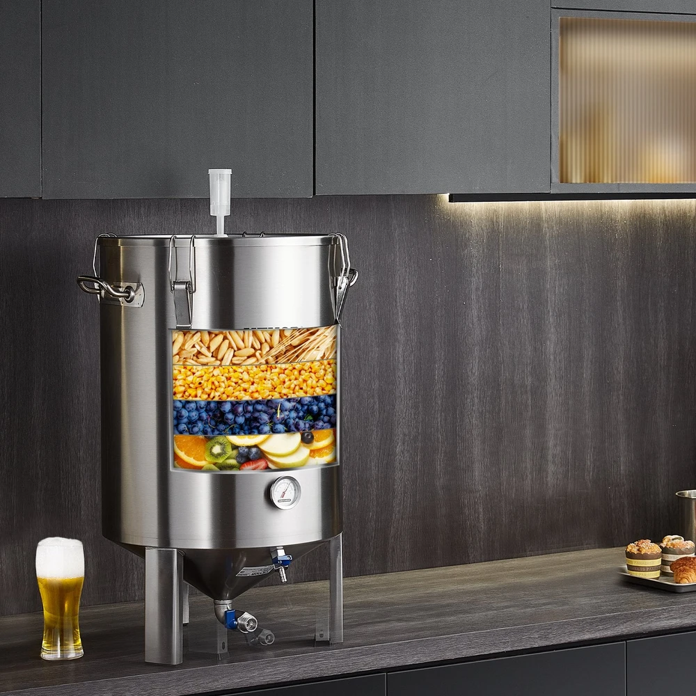 VEVOR 304 nerūdijančio plieno alaus fermentatorius 60 L