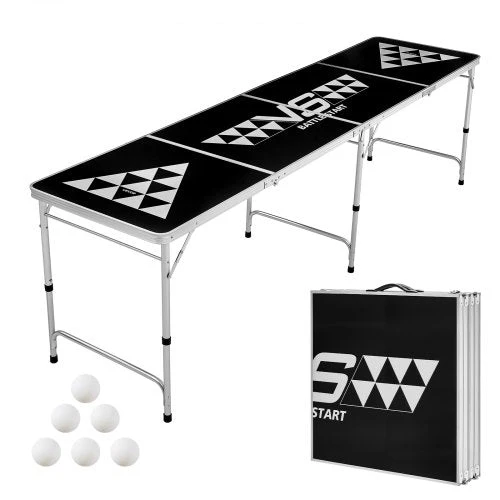 VEVOR Sulankstomas beer pong stalas 2,4 m
