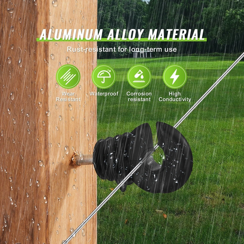 VEVOR 500 m aliuminio viela elektrinei tvorai