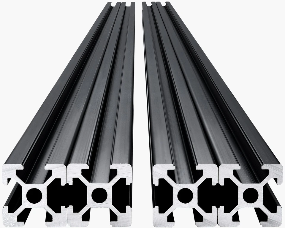 VEVOR 4 vnt 1200 mm T formos aliuminio bėgis