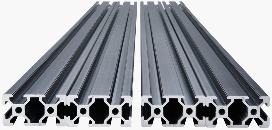 VEVOR 4 vnt. 1000 mm T formos 2040 aliuminio bėgis