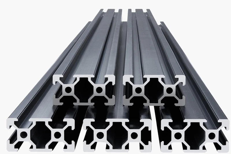 Vevor 5 vnt. 1000 mm T Slot 2040 anodizuotas aliuminis profilis