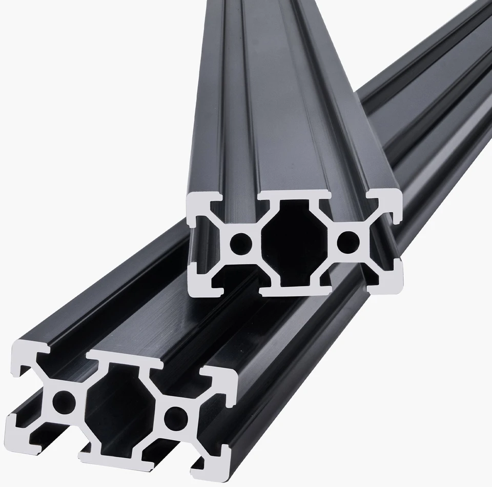 Vevor 5 vnt. 1000 mm T Slot 2040 anodizuotas aliuminis profilis