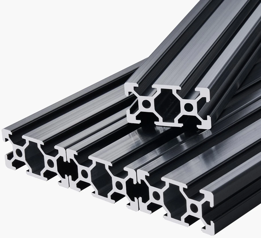 Vevor 5 vnt. 1000 mm T Slot 2040 anodizuotas aliuminis profilis