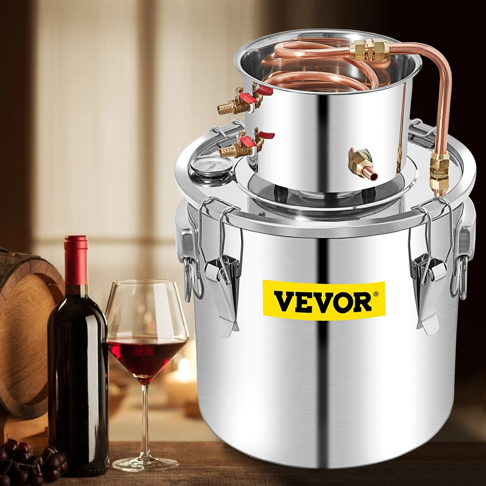VEVOR 50 l alkoholio distiliatorius su kondensatoriumi