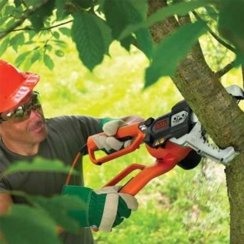 Black & Decker Juodas + DECKER GRANDININIS PJŪKLAS ALLIGATORIUS 550W 15cm