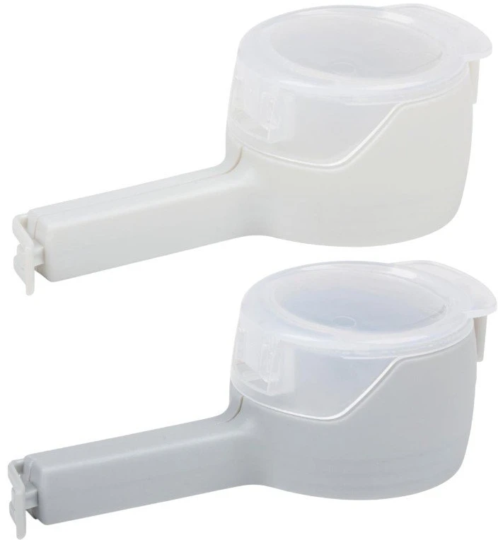 Alpina - 2-in-1 clip for closing packages with dispenser (2 pieces)