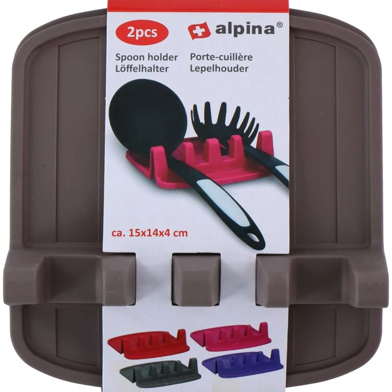 Alpina - Spoon / utensil holder 2 pcs (juodas)