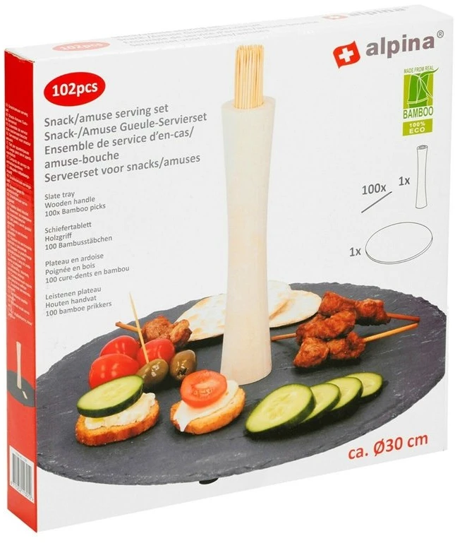 Alpina - Užkandžių serviravimo rinkinys 30 cm