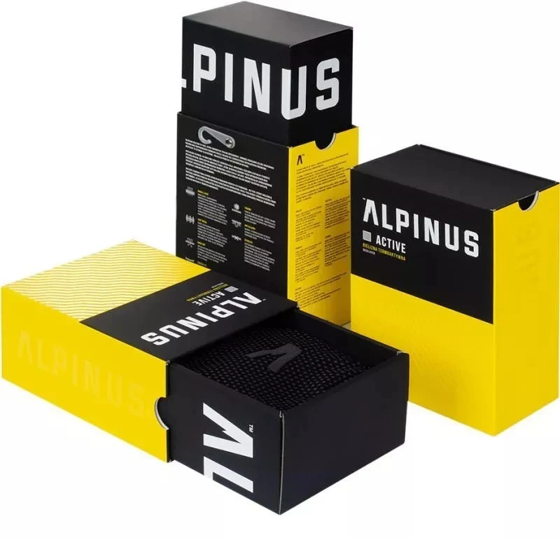 Alpinus Active Termoaktyviniai Marškinėliai Juoda ir Pilka W GT43180