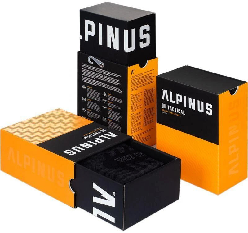 Alpinus Tactical Base Layer Thermoactive Marškinėliai Juoda ir Pilka M GT43219