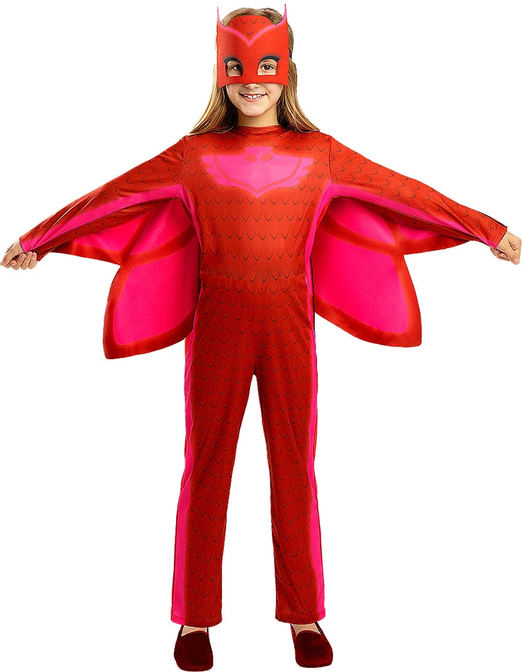 Alutės (Owlette) kostiumas mergaitėms – „Pižamų herojai“ (PJ Masks)