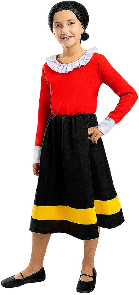 Alyvutės (Olive Oyl) kostiumas mergaitėms – Popeye