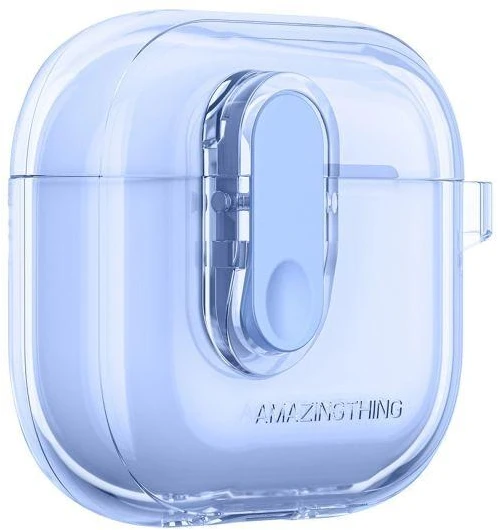 „AmazingThing“ minimalaus dizaino dėklas, skirtas „AirPods 4“ ausinėms – ultramarino spalvos