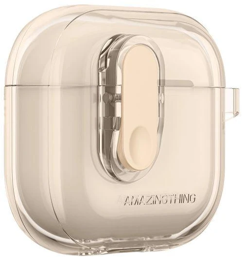 AmazingThing Minimalistinis dėklas AirPods 4 – Dykumos spalvos