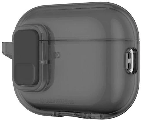 AmazingThing Minimalistinis dėklas skirtas AirPods Pro 3 - Juodas