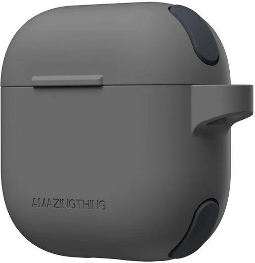 AmazingThing Omni dėklas, skirtas AirPods 4 – juodas