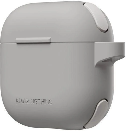 AmazingThing Omni dėklas, skirtas AirPods 4 - Pilka