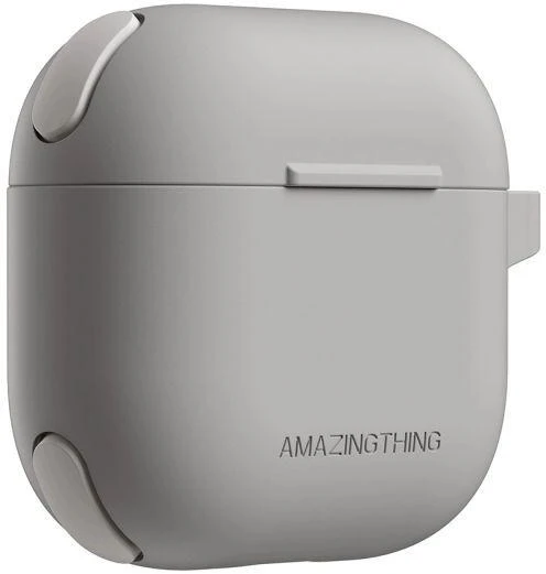 AmazingThing Omni dėklas, skirtas AirPods 4 - Pilka