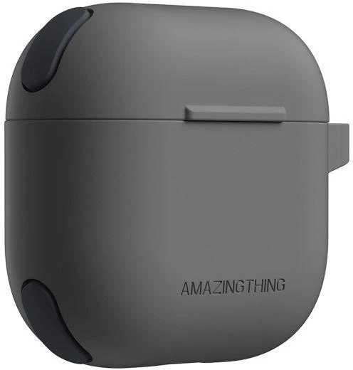 AmazingThing Omni dėklas, skirtas AirPods 4 – juodas