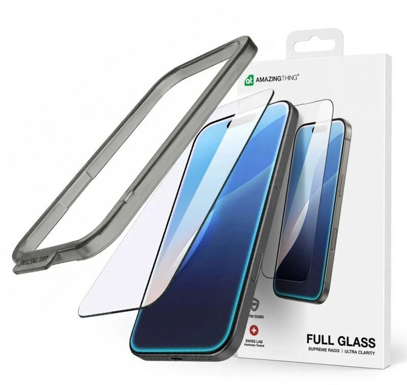 AmazingThing Titan Full FusionFilter 7 viso ekrano apsauginis stiklas skirtas iPhone 17