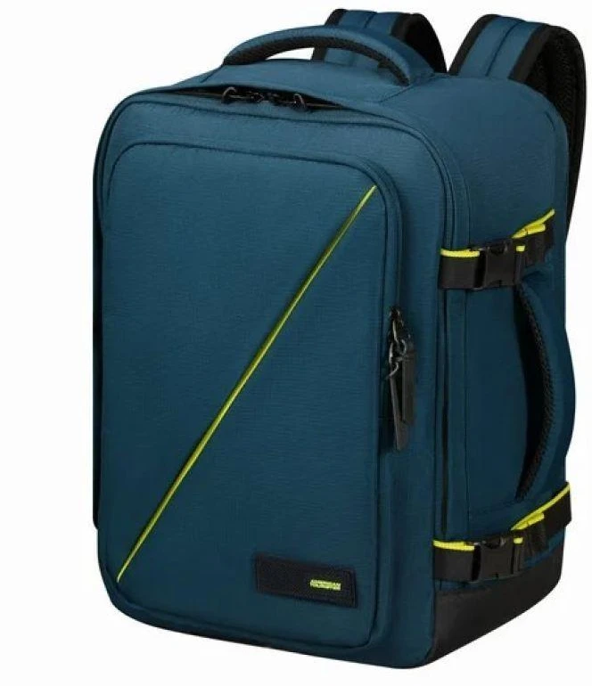 AMT American Tourister Take2cabin S kuprinė Kasdienė kuprinė Mėlyna Perdirbtas polietilentereftalatas (rPET)