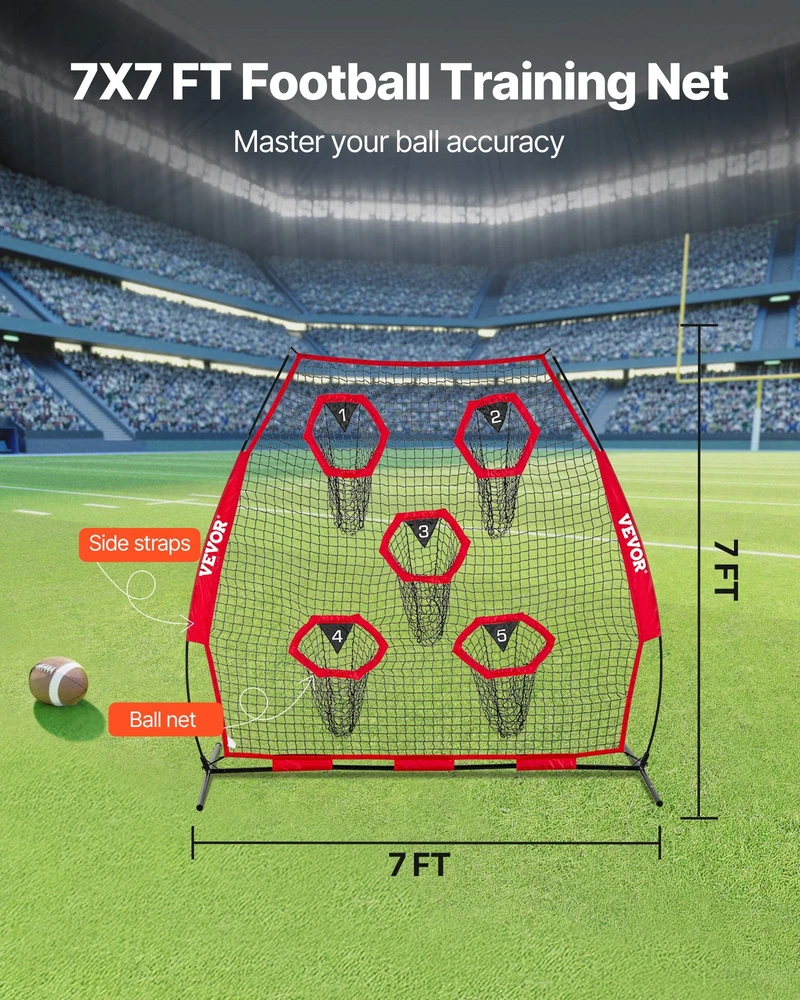 Vevor Futbolo treniruočių tinklas 2133.6 x 2133.6mm