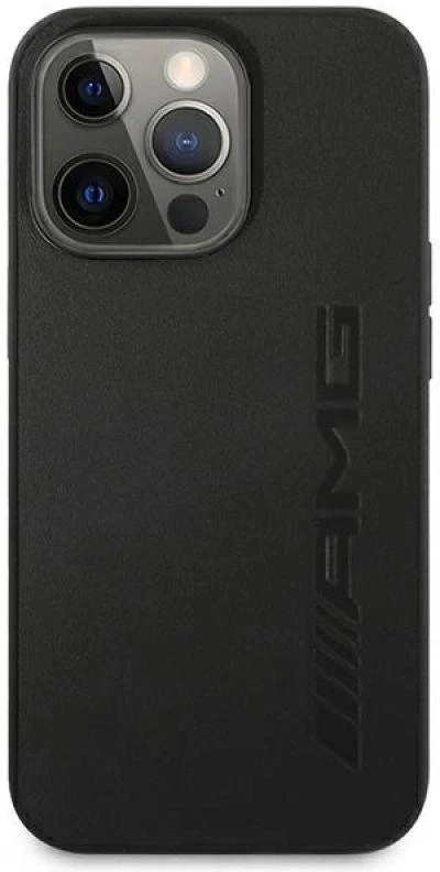 Apple iPhone 14 Pro Max Mercedes AMG odinis dėklas Hot Stamped (AMHCP14XDOLBK) juodos spalvos